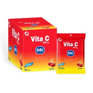 VITA C MK T. MASTICABLES 500 MG CEREZA