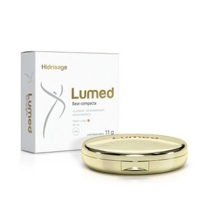 LUMED HIDRISAGE PIEL CLARA BASE COMPACTA CAJA 11 G