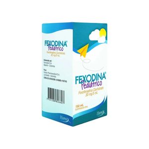 FEXODINA (FEXOFENADINA) SUSPENSION 30MG/5ML FRASCO 150 ML