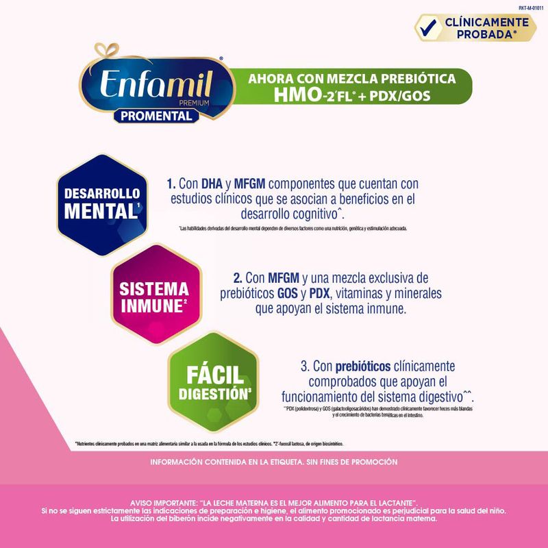 Enfamil Premium Promental Alimento Lácteo Etapa 2 en Polvo 3