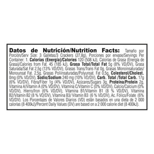 GALLETA NOEL DUX  INTEGRAL 27.8 G SIN AZUCAR BOLSA X 3 UND