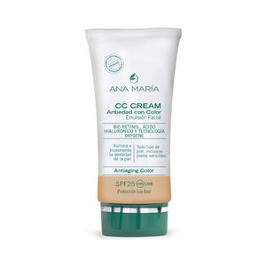 EMULSION CC CREAM ANTIEDAD ANA MARIA SPF 25 OSCURO TUBO X 1 UND