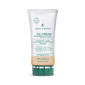 EMULSION CC CREAM ANTIEDAD ANA MARIA SPF 25 MEDIO TUBO X 1 UND