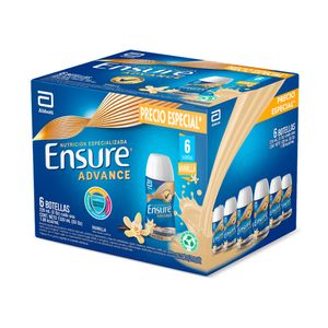 ENSURE ADVANCE LIQUIDO VAINILLA CAJA 6 BOTELLAS X 220 ML