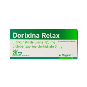DORIXINA RELAX COMPRIMIDOS 125 MG/5 MG