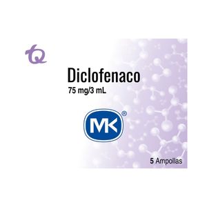 DICLOFENACO MK AMPOLLAS 75MG/3ML