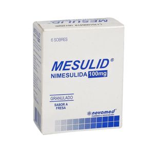 MESULID SOBRE GRANULADO 100 MG