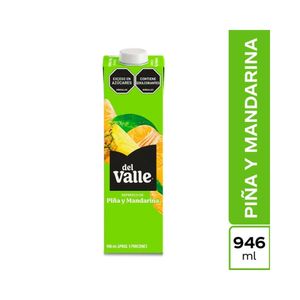 JUGO DEL VALLE FRUTAL MADARINA PIÑA TETRAPACK 946ML