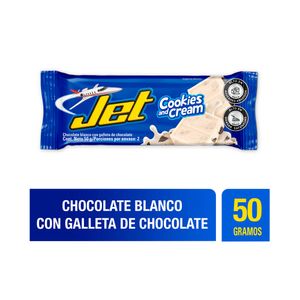 CHOCOLATINA JET COOKIES AND CREAM BOLSA 50 G