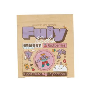 IMMUNY BOOSTER FULY KIDS POLVO 45G RED BERRIES CAJA X 15 UNDS
