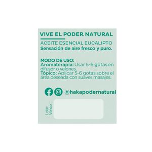 ACEITE ESENCIAL HAKA EUCALIPTO FRASCO 10 ML