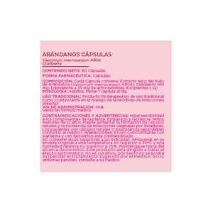 CAPSULAS HAKA ARANDANO FRASCO X 60 UNDS