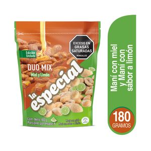LA ESPECIAL DUOMIX 180 MG MANI MIEL Y LIMÓN DOYPACK X 1 UND