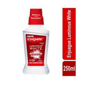 ENJUAGUE BUCAL COLGATE LUMINOUS WHITE XD FRASCO 250 ML