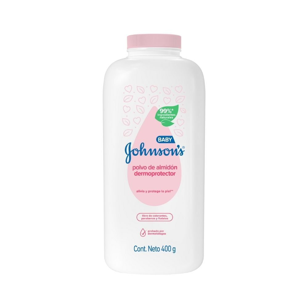 POLVO DE ALMIDÓN JOHNSONS BABY ORIGINAL FRASCO 400 G