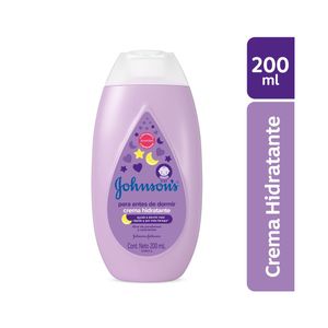 CREMA LIQUIDA JOHNSONS BABY ANTES DORMIR FRASCO 200 ML