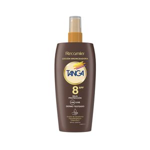 BRONCEADOR TANGA LOCION SPF 8 FRASCO 185ML
