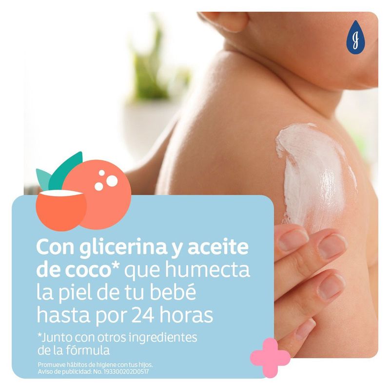 CREMA LIQUIDA JOHNSONS BABY ROSADA FRASCO 800 ML - Farmacia