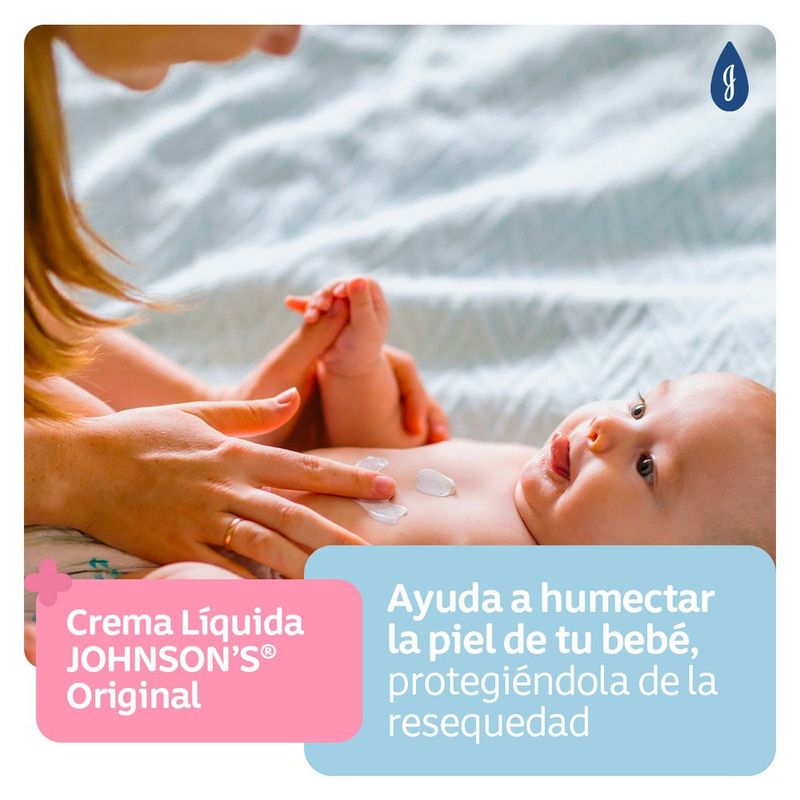 CREMA LIQUIDA JOHNSONS BABY ROSADA FRASCO 800 ML - Farmacia