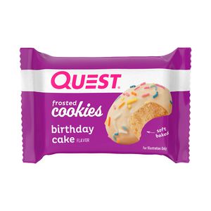 QUEST FROSTEN COOKIES TORTA DE CUMPLEAÑOS BARRA 25 G