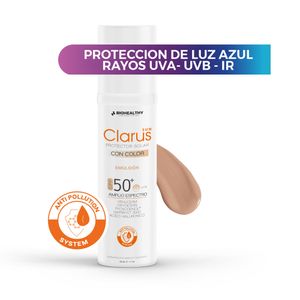 CLARUS COLOR SUN PROTECTOR SOLAR SPF 50 POTE 50 ML