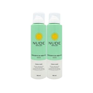 REPELENTE NUDE FAMILY CARE P.E SPRAY FRASCO 2 X 165ML