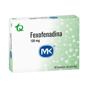 FEXOFENADINA MK TABLETAS 120 MG
