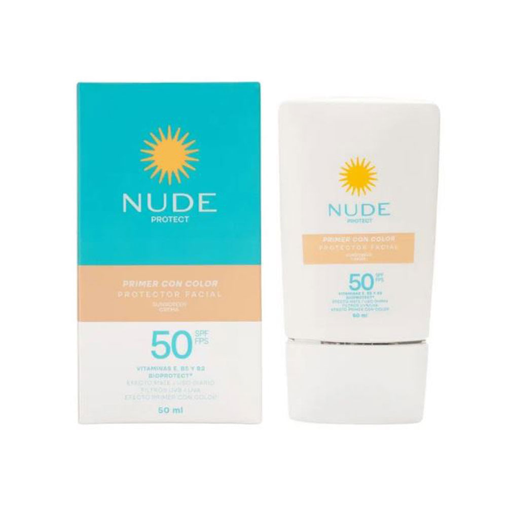 PROTECTOR NUDE FACIAL COLOR BIOPRO SPF 50 CAJA 50 ML