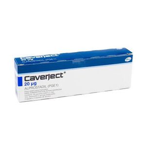 CAVERJECT CD (RG) AMPOLLA 20 MCG CAJA X 1 UND