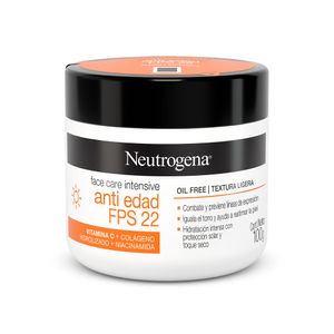 NEUTROGENA FACE CARE HIDRATANTE FACIAL FPS 22 POTE 100 G