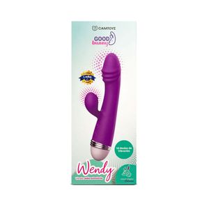 VIBRADOR DOBLE WENDY MORADO CAJA X 1 UND