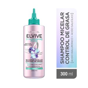 SHAMPOO ELVIVE HA PURE MICELLAR FRASCO 300 ML