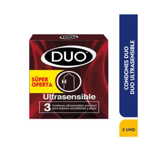 CONDON DUO ULTRASENSIBLE PRESERVATIVOS
