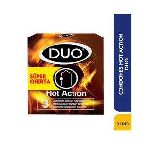 CONDON DUO HOT ACTION PE PRESERVATIVOS