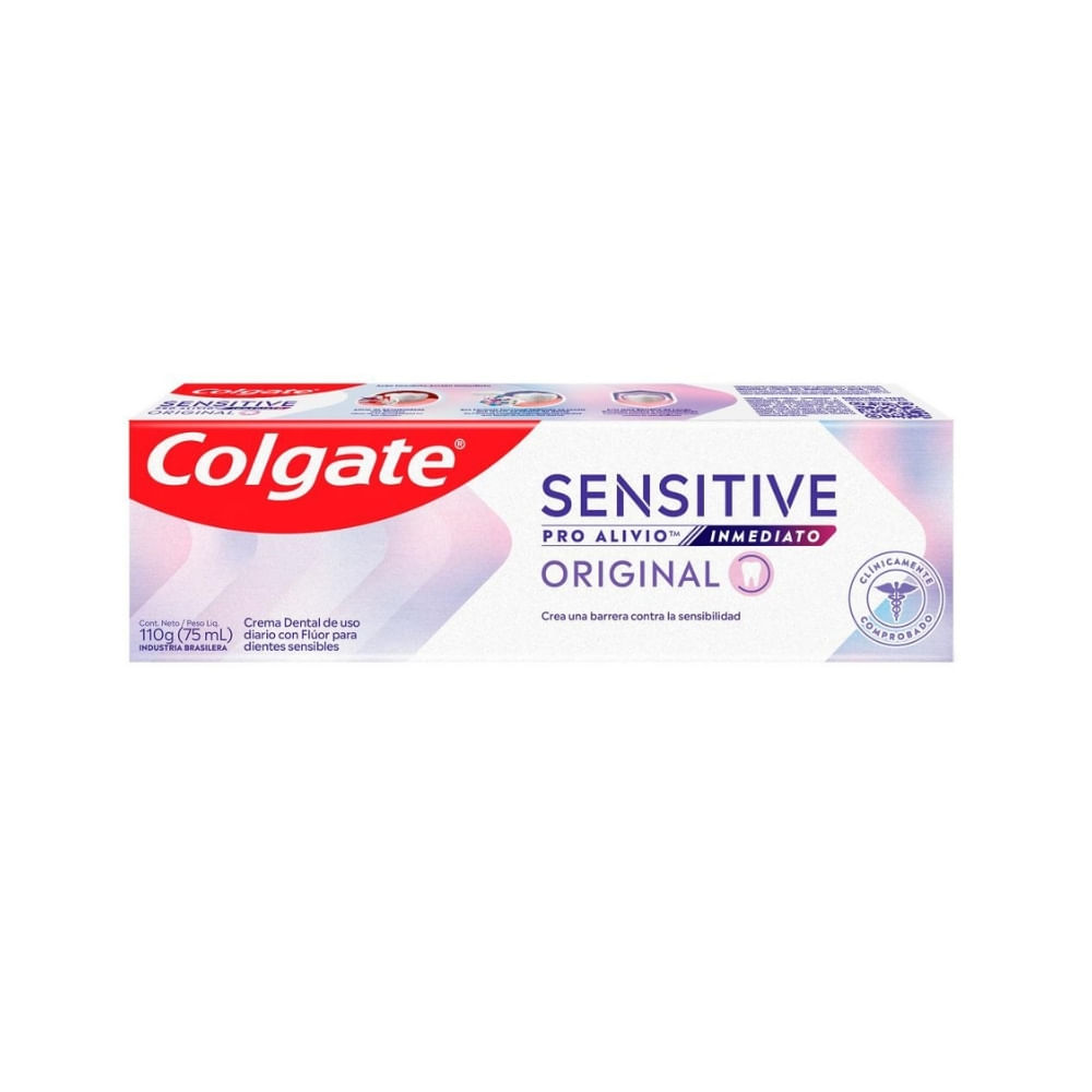 CREMA DENTAL COLGATE SENSITIVE PRO ALIVIO INMEDIATO ORIGINAL CAJA 110 ...