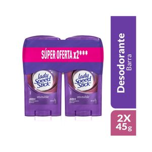 DESODORANTE LADY SPEED STICK ANTI.FLOR BARRA 2X45 G