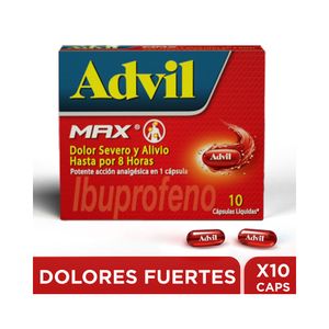 ADVIL MAX CAPSULAS 400 MG