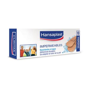 CURAS HANSAPLAST IMPERMEABLES CAJA X 10 UNDS