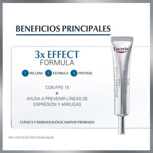EUCERIN HYALU-FILLER CONT OJOS CAJA 15 ML