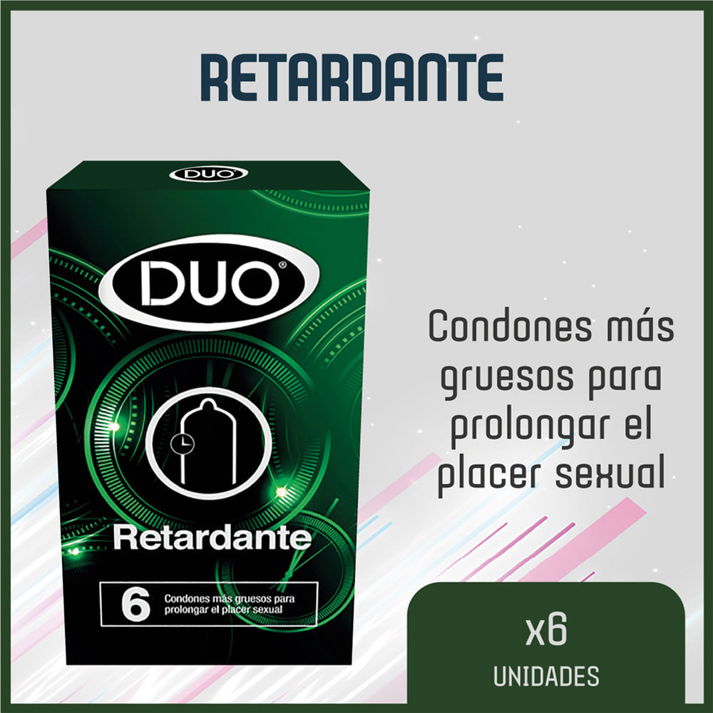 CONDON DUO RETARDANTE PRESERVATIVOS Farmacia Pasteur Medicamentos y