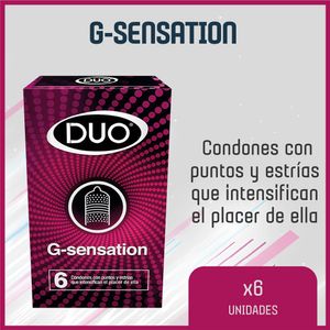 CONDON DUO G-SENSATION PRESERVATIVOS