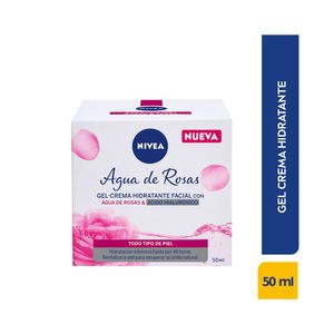 GEL-CREMA NIVEA AGUA DE ROSAS CAJA 50 ML