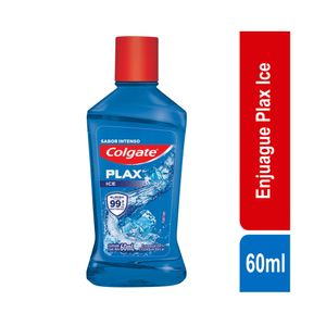 ENJUAGUE BUCAL PLAX ICE FRASCO 60 ML