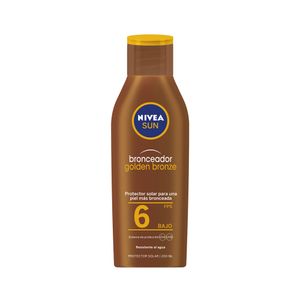BRONCEADOR NIVEA SUN GOLDEN BRONZE SPF 6 FRASCO 200 ML