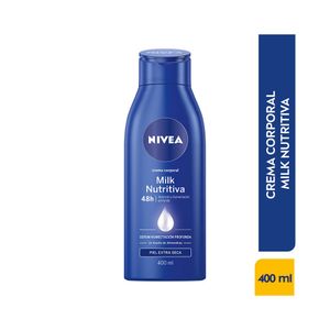 CREMA CORPORAL NIVEA MILK NUTRITIVA FRASCO 400 ML