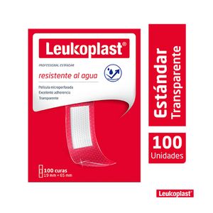 CURAS LEUKOPLAST ESTANDAR TRANSP