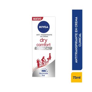 DESODORANTE NIVEA DRY COMFORT CLINICAL TUBO 75 ML