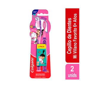 CEPILLO DENTAL COLGATE AGNES/MINION 6+ X 2 UNDS