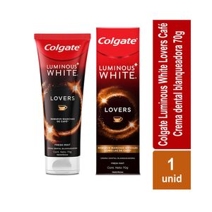 COLGATE LUMINOUS WHITE LOVERS CAFE CAJA 70 G