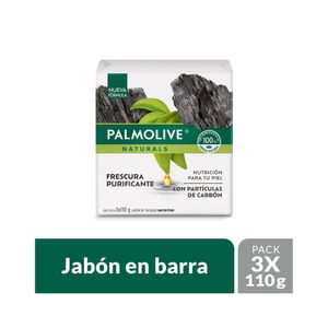 JABON PALMOLIVE CARBON 110G BARRA X 3 UND